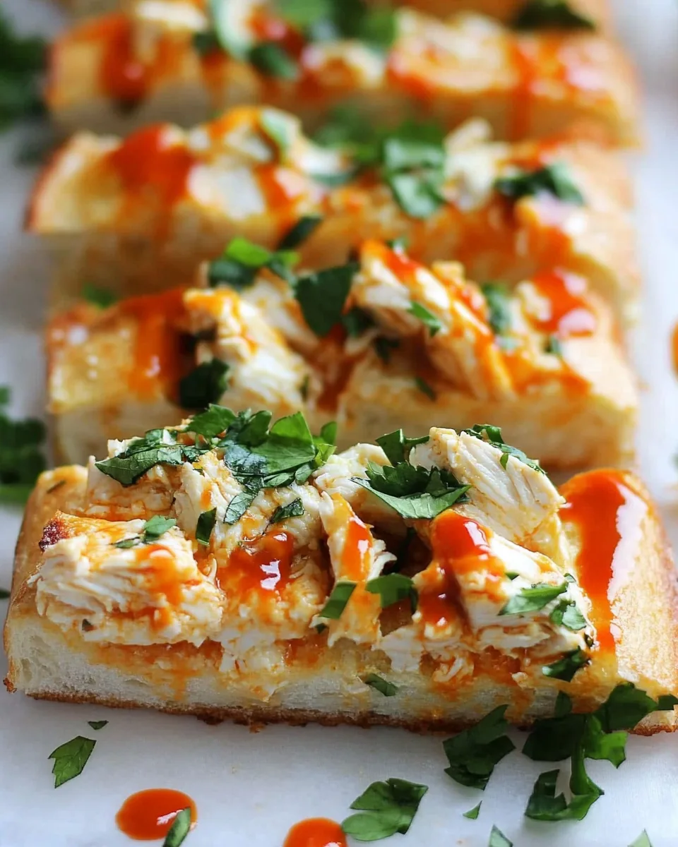 Buffalo Chicken French Breads