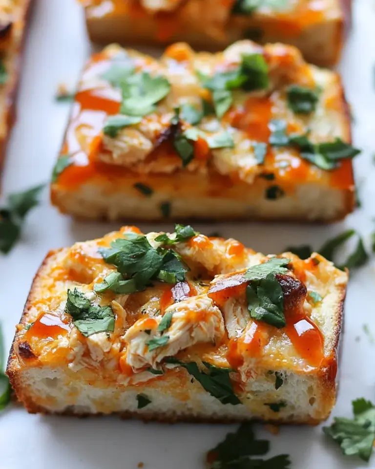Buffalo Chicken French Breads