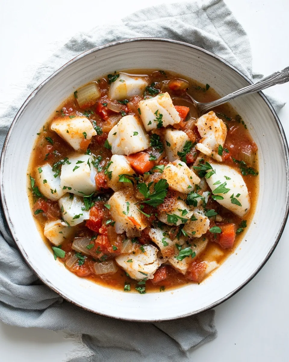 Spanish Cod Fish Stew