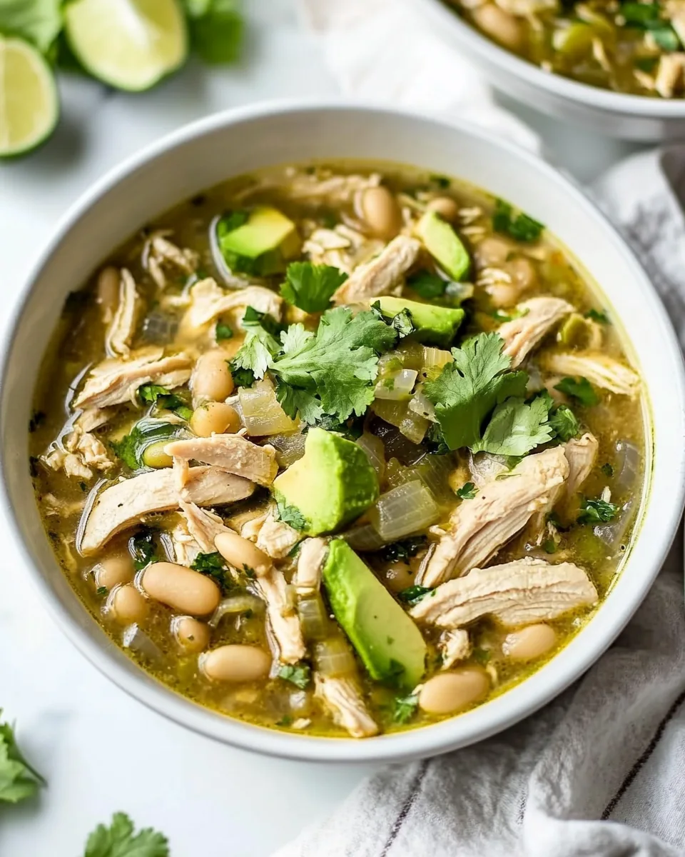 5 Ingredient Slow Cooker Chicken Chili Verde
