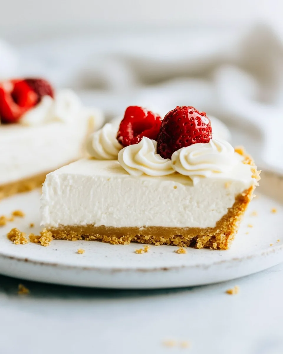 No Bake Cheesecake