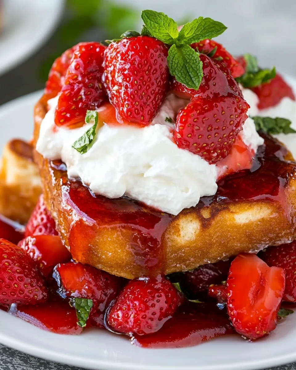 Angel Food Cake French Toast