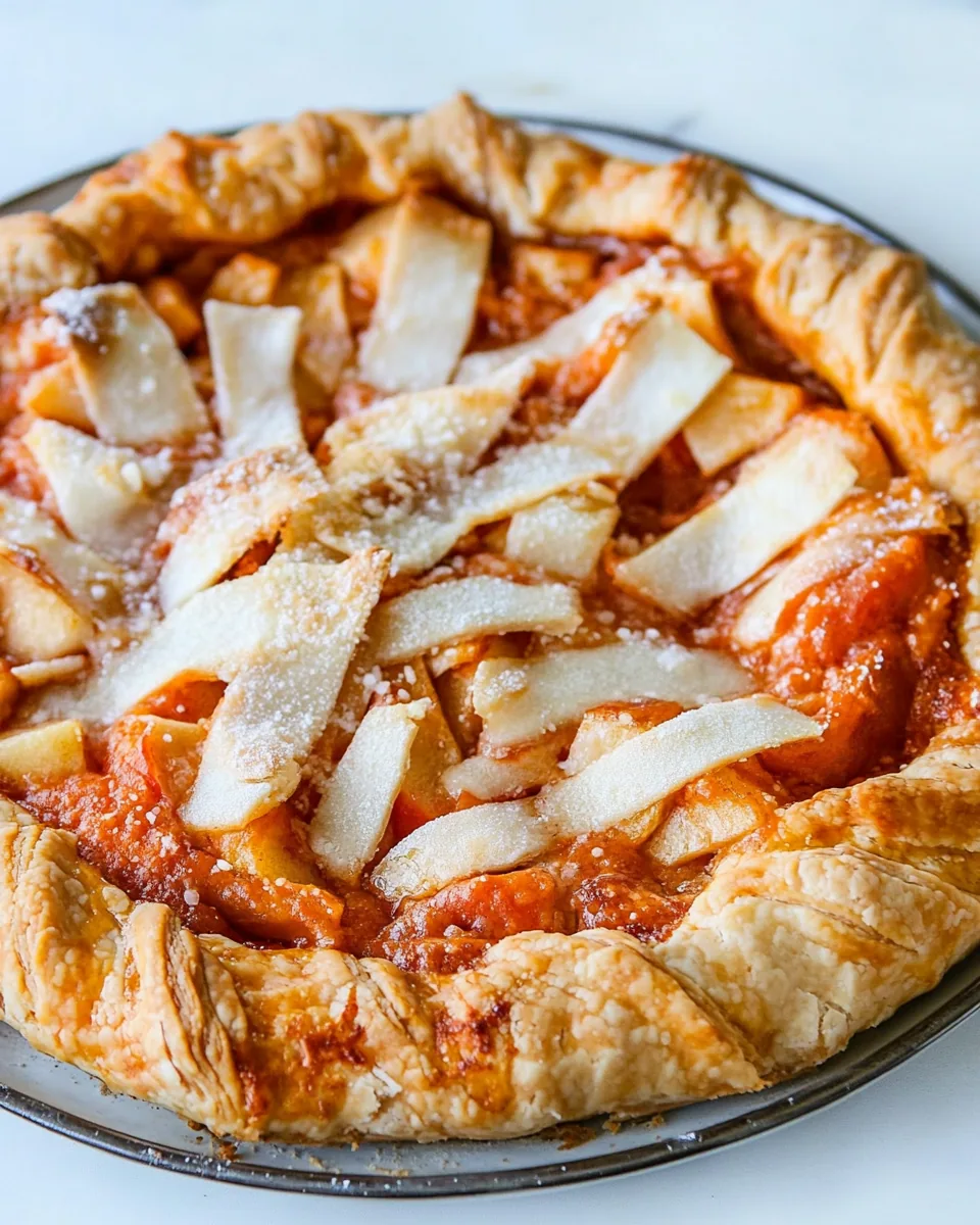Apple Cheddar Galette