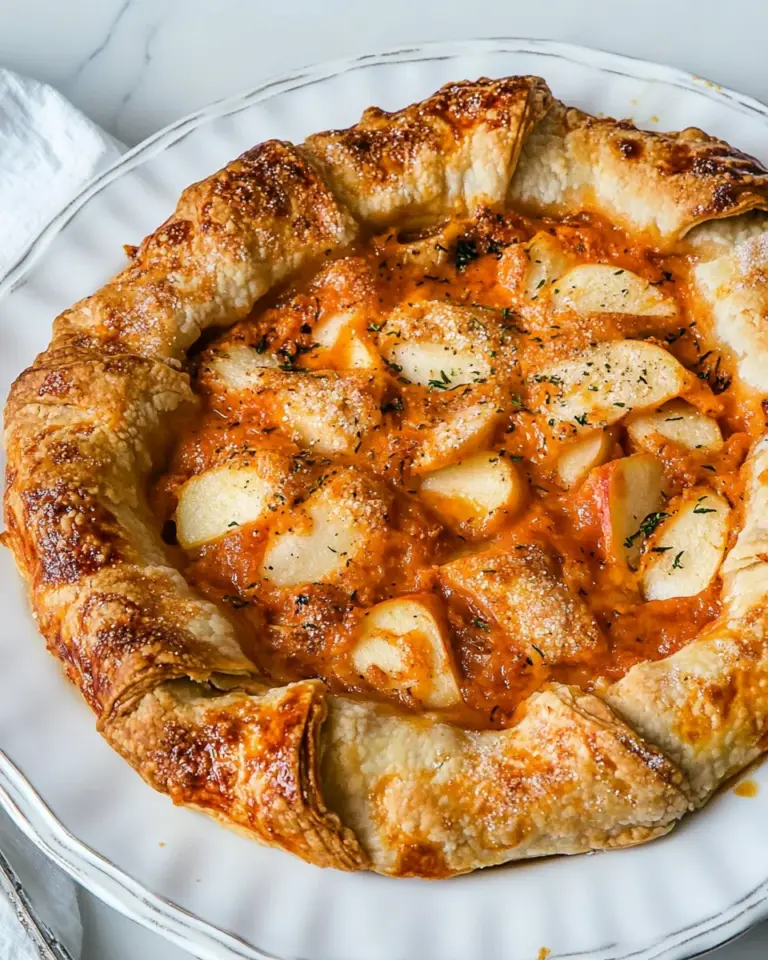 Apple Cheddar Galette
