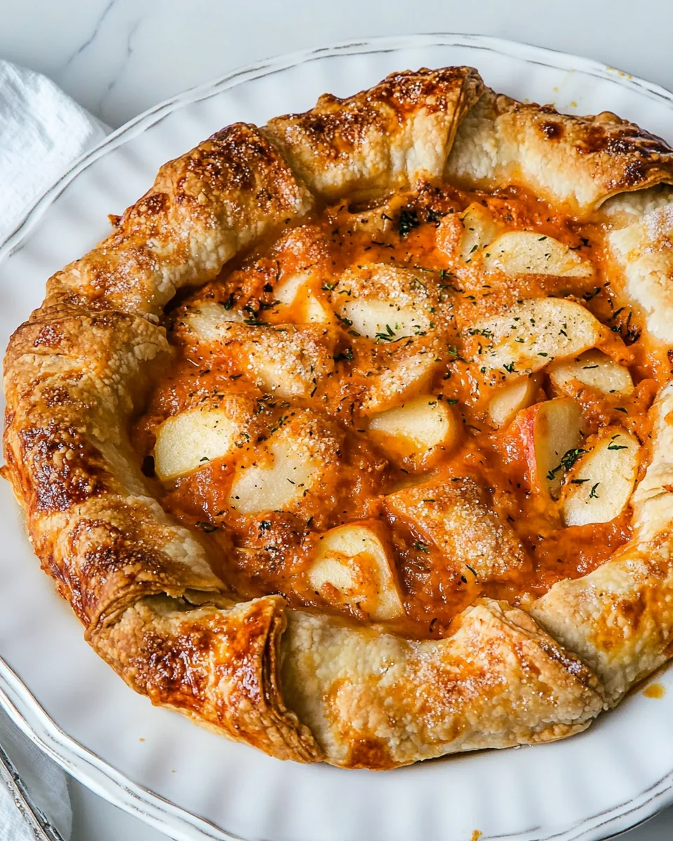 Apple Cheddar Galette