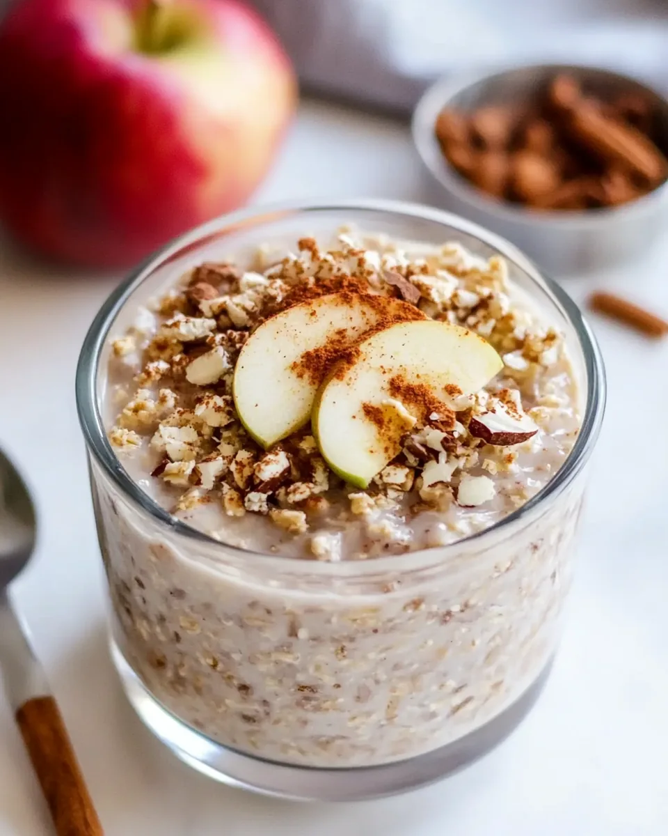 Apple Pie Overnight Oats
