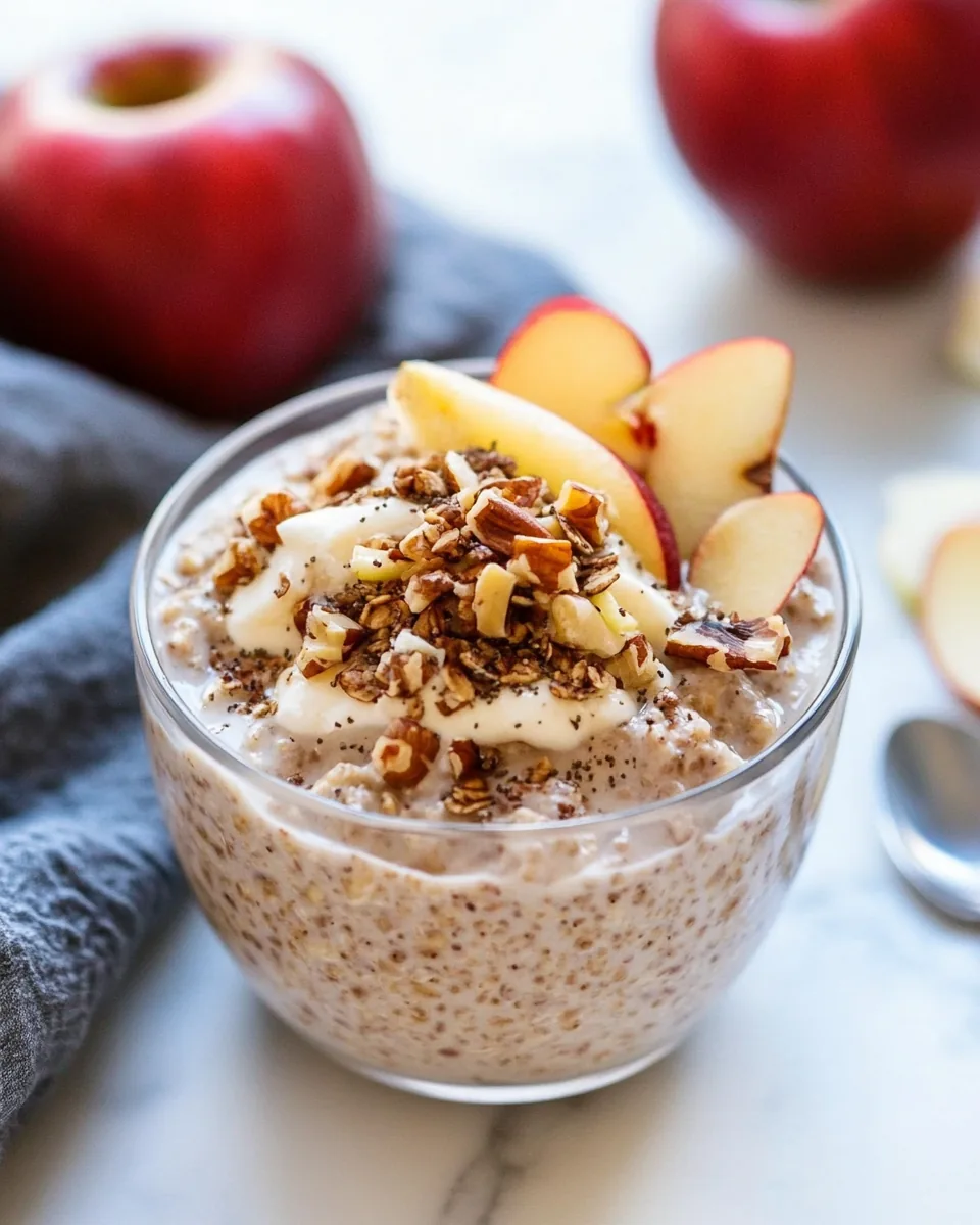 Apple Pie Overnight Oats